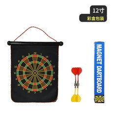GUEFOON 磁性安全飛鏢盤套裝 日常實用, 1個, 12寸+4飛鏢（）