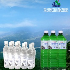 [지리산함양 고로쇠 영농조합법인] 고로쇠 수액 물 3단계 여과처리, 1.5L, 6개