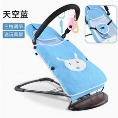고양이 흔들침대 애완동물 해먹 안락의자 높이조절 애견바운서, N. 베개가 있는 파란색 이불, 1개