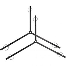 접이식 삼각대 안정기 바닥 가이드 가벼운 레벨링 키트와 정적 도구 포함 23.6인치 액세서리 삼각형 지지대 안정성 향상용 (2개 세트)