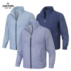 쟌피엘 여름 백화점용 남성 고급 폴리 마 골프 바람막이점퍼 메쉬 골프점퍼 골프자켓 골프웨어 신사점퍼 중년점퍼