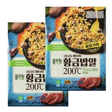 풀무원 황금밥알 포크&스크램블 볶음밥 2인분 420g 2개