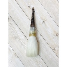 正大筆莊 錐螺牛角純羊毫 小號 篆書隸書適用 純羊毫牛角筆桿書法毛筆, 1個