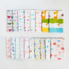 무형광 유아 아기 가제손수건 20장 세트 (랜덤)