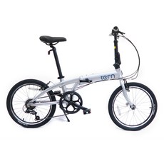 Tern Link A7 20吋 7速 鋁合金折疊單車, 白金底藍標, 1個