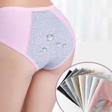 3중방수 메쉬 생리팬티 위생팬티 여성용 면 속옷 생리대 누수방지 통기성 편안한