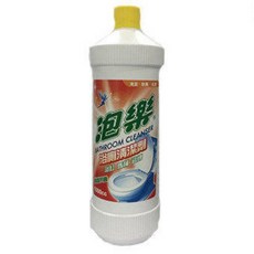 泡樂BATHROOM CLEANSER浴室清潔劑，有效去除皂垢、水垢、霉斑, 1個, 1000cc
