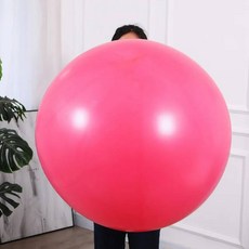 탱탱볼 촉감볼 스펀지공 빅볼 문볼 실리콘볼 에어볼, China Mainland, 36inch 1pc, matte rose red