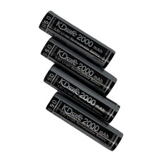18650 리튬이온 충전지 배터리 과충 과방전 보호회로형 공칭 3.6V 완충 4.2V 2000mAh, 1개, 1개입