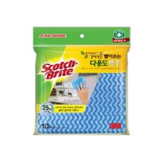 3M 브라이트 빨아쓰는 다용도행주 10매, 1개