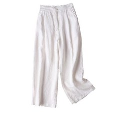 [Maison de TAO] (M [메종드 타오] 크롭드 팬츠 와이드 스트레이트 탁 웨스트