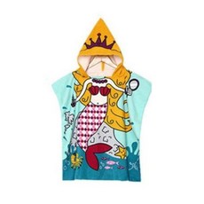 어린이샤워가운 키즈비치가운 어린이 샤워가운 인어공주