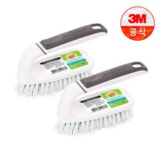 3M 다용도 브러쉬 욕실청소솔 청소바닥솔 화장실브러쉬 1761, 2개