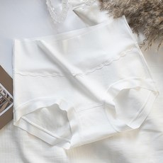 HAIOUXIAN 新疆長絨棉7A抑菌高腰無痕女士內褲, XL(130—150斤)