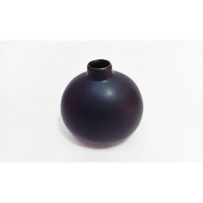 캔들아트 블랙원형 도자기 용기, 1개, 350ml