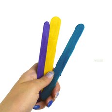 모조리마트 컬러 하드바 나무막대 공예용 아이스바스틱 DIY재료, 일반(소)