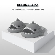 CRAYON FRIENDS 兒童鯊魚造型拖鞋 柔軟親膚防滑耐磨居家鞋
