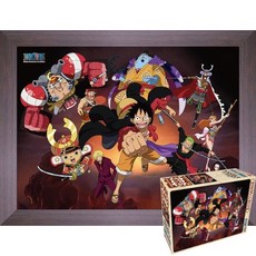 퍼즐피플 원피스 직소퍼즐 500피스 시리즈, 원피스 스텔스모드 500피스 액자포함(우드월넛), 1개