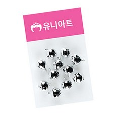 방울 12mm 은색 11p 딸랑이