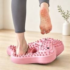 지압 스텝퍼 가정용 무소음 발마사지 홈트 실내 에어스텝퍼, B-핑크색 B-핑크색