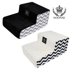 강아지계단 애견계단 지그재그 2단 아이보리 강아지 계단 스텝 1p, 본상품, 1