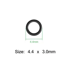 100Pcs 잉어 낚시 라운드 리그 링 훅 링크 O 링에 헤비 듀티 2.0mm 3.1mm 4.4mm, 04 4.4x3.0mm