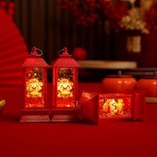 財神小夜燈桌面擺件LED燈, (2個裝)財神小夜燈