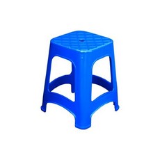 야외의자 플라스틱 사출 스툴 행사 포장마차용, 노랑