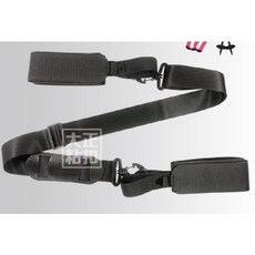 Aurora Ski 雙板肩背帶 滑雪運動魔術貼綁帶, 新款黑色, 1個