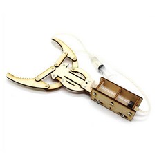 초등과학 공기압력 유압 나무관절 로봇팔 과학완구 초등로봇만들기키트 기계작동원리, 1세트