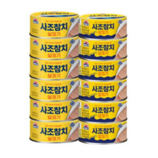 사조 살코기 참치 100gx6개 플러스85gx6개 12입 기획, 6개