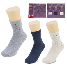 BYC 여성 중목 3매 양말세트 914622