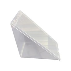 휴대하기 편리한 삼각형 샌드위치 용기 2개 여행 중 건강한 식사를 위한 최적의, 그림과 같은