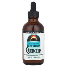 Source Naturals NutraDrops™ Quercetin 134 mg 4 fl oz (118.28 ml), 118.28ml, 1개