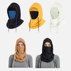 후드 워머 목워머 알래스카워머 넥워머, 페이크목폴라후드 XD 블랙