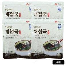 [홈쇼핑] 섬진강 국내산 재첩국, 4개