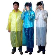 남녀공용 우의 휴대용 일회용 단추형 남녀공용 레인코트 비옷 여행용 성인 여성 어른 등산 투명 기장