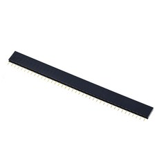 단일 행 핀 암 헤더 소켓 피치 10 개 2.54mm 1x2P 3P 4P 6P 8P 12P 15P 20P 40P 핀 커넥터 Arduino 용 전자 부품 액세서리 소스, 10pcs 40Pin