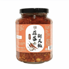 台灣愛醬 蒜蓉朝天椒 (五辛素) - 新鮮辣椒 提升料理風味, 350g, 1個