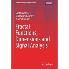 (영문도서) Fractal Functions Dimensions and Signal Analysis Paperback, Springer, English, 9783030626747