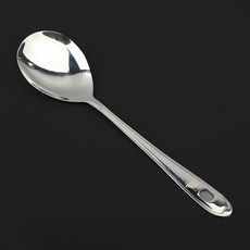 스텐 서빙 스푼 큰 숟가락 대왕 스푼 먹방 왕 수저, 1개, 스텐 24종 서빙 스푼