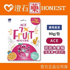 ACE 斑斑水果條 (百香果+奇亞籽) 90g, 1個, ✨買一送一✨百香果+奇亞籽【共2包】