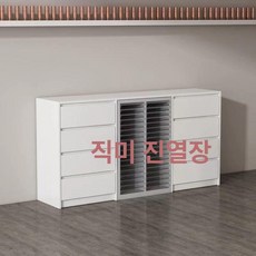 네일 서랍장 순백색 진열장 수납장 수납 작업실 사무용, 240x34x88.5 (철제 캐비닛 1세트)