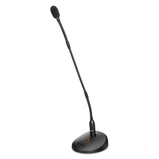 BOYA 데스크탑 구즈넥 콘덴서 마이크 18" 기본 LED 표시기가 포함된 연단 회의용 XLR 화상 스트리밍, 01 BY-GM18C