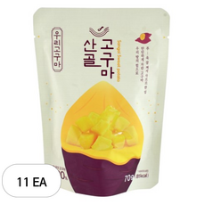 에코맘의산골이유식 산골고구마, 고구마, 70g, 11개