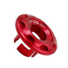 알루미늄 합금 오토바이 점화 스위치 커버 키 보호기 링 잠금 Yamaha Fuego JOG ZY100T AVENUE RSZ Vino, 06 빨간색