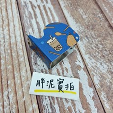 3M膠台 膠帶台 不鏽鋼膠帶台 膠台 漸層 鬥牛犬 貓咪 柴犬 綿羊 護理師 切台 切割台 隨身膠台 護生 實習必備, 美食珍奶-藍色~現貨, 1個