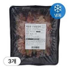 [인생건어물] 순살 닭꼬치 480g 3개 밀키트 대용량 업소용