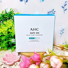 AHC SAFE ON MILD SUN CUSHION 純物理涼感防曬氣墊, 1個, AHC積雪草涼感防曬氣墊25年12到期