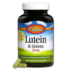Carlson 素食葉黃素保健膠囊, 1罐, 180顆